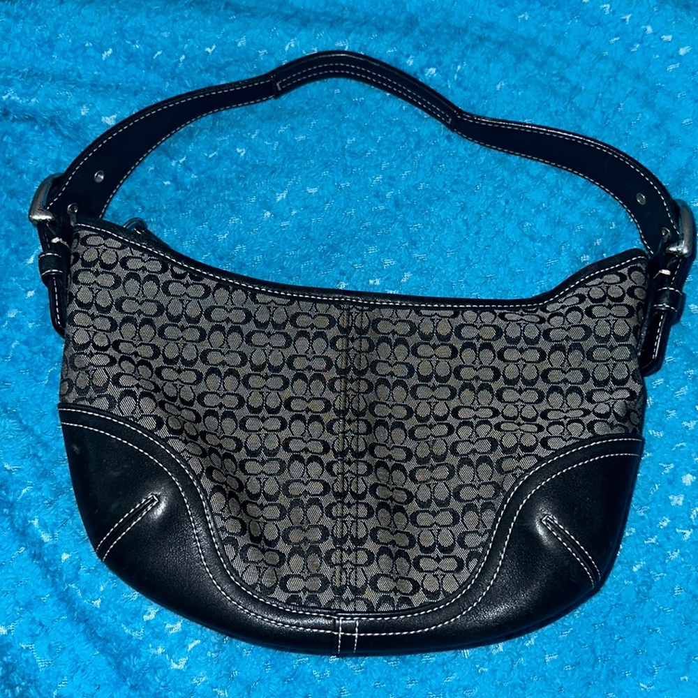 (S🅾️LD Via I-G ) Authentic Vintage Coach Shoulder Bag - Picture 1 of 8